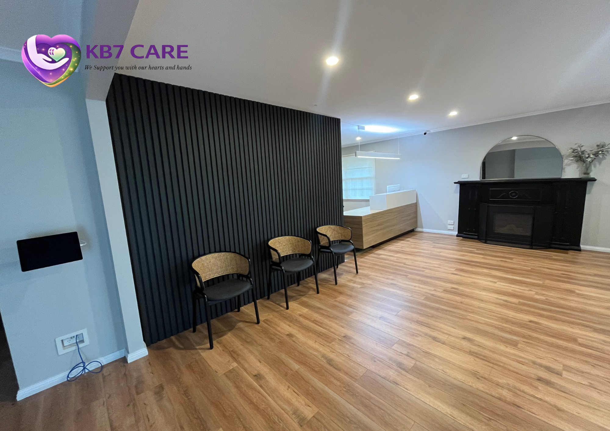 KB7 CARE reception and lobby area A